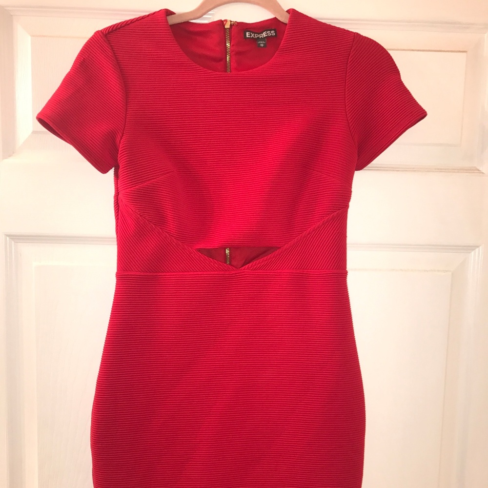 Red Express Dress Size XS